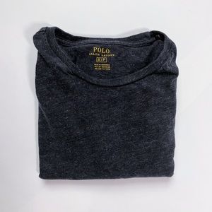 Polo Ralph Lauren Men’s Charcoal Long Sleeve Shirt, Size Small